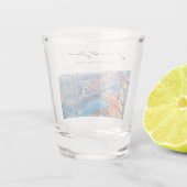 Aangepaste Las Vegas Skyline Shot Glass Glas (Achterkant)