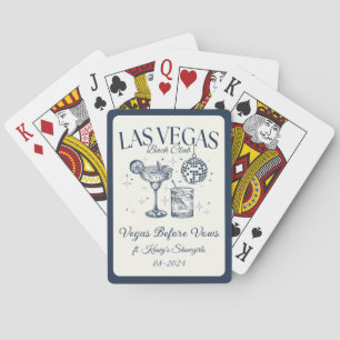 Aangepaste Las Vegas vrijgezellenfeest Persoonlijk Pokerkaarten