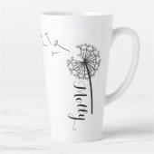 Aangepaste Latte Flower Mok (Rechts)