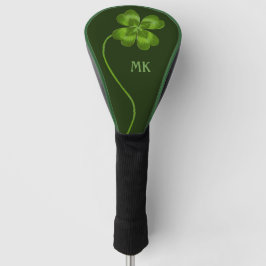 Aangepaste  lebben Shamrock Luck Monogrammed Golfheadcover