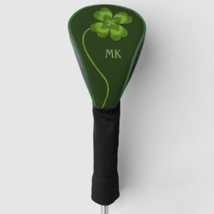 Aangepaste  lebben Shamrock Luck Monogrammed Golfheadcover