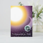 Aangepaste leeftijd beweegt rond de zon kaart (Staand voorkant)