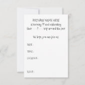 Aangepaste leeftijd beweegt rond de zon kaart (Achterkant)