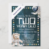 Aangepaste Leeftijd Buitenruimte Verjaardagsfeest  Kaart (Voorkant)