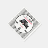 Aangepaste leeftijd niet oud, maar klassieke auto  servet (Hoek)