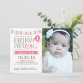 Aangepaste leeftijd olifant geboortedag | Geboorte Kaart (Staand voorkant)