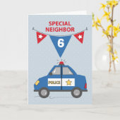 Aangepaste leeftijd speciale groep 6e geboortedag kaart (Gele Bloem)