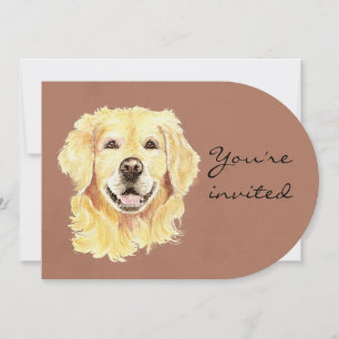 Aangepaste Leeftijd Verjaardag Golden Retriever Ho Kaart