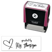 Aangepaste leerkracht Zelfinkend stempel (In situ)