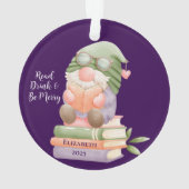 Aangepaste leesboek Monogrammed Ornament (achterkant)