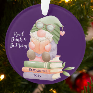 Aangepaste leesboek Monogrammed Ornament