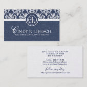 Aangepaste leeskaarten visitekaartje (Voorkant / Achterkant)