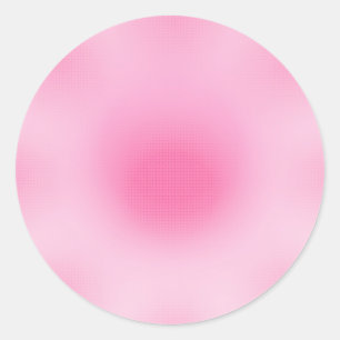 Aangepaste lege blush roze trendy sjabloon klassie ronde sticker