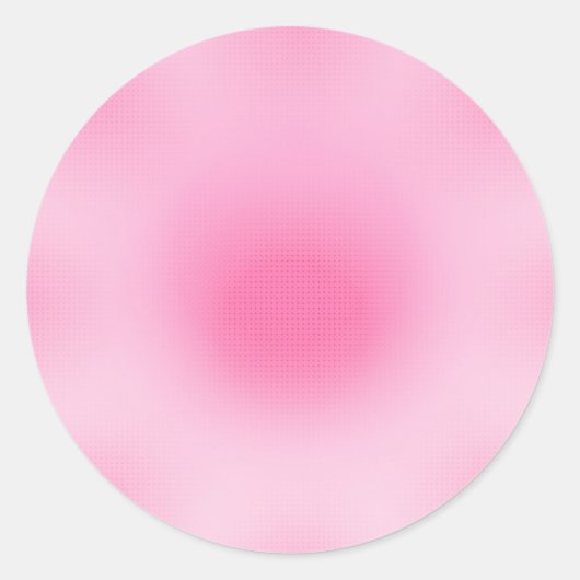 Aangepaste lege roze trendy sjabloon klassieke Ro Ronde Sticker (Voorkant)