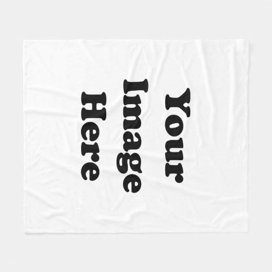 Aangepaste lege Sjabloon Fleece Deken (Voorkant (Horizontaal))