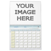 Aangepaste, lege Sjabloon kalender (Jan 2026)