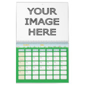 Aangepaste, lege Sjabloon kalender (Mar 2026)