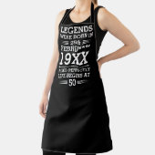 Aangepaste Legenda zijn geboren op maandjaarbasis Schort (Insitu)