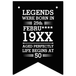Aangepaste Legenda zijn geboren op maandjaarbasis Vlaggetjes