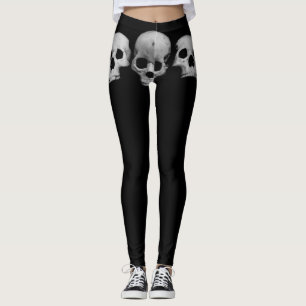 Aangepaste Leggings KANJI FREEDOM AND SKULLS