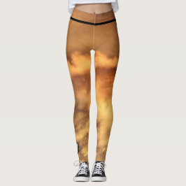Aangepaste Leggings MONOGRAM EN GOUDWOLKEN