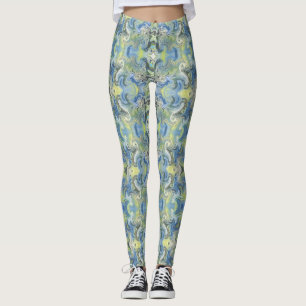 Aangepaste Leggings voor blauwe dromen
