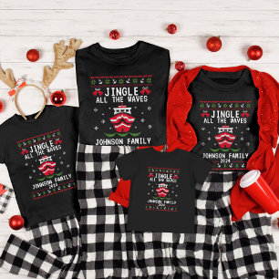 Aangepaste Lelijke Kerstcruise Familie Matching Gr T-shirt