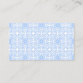 Aangepaste Lemon Chic Mediterrane Trouwtafel Plaatskaartje (Achterkant)