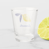 Aangepaste Lemon-tekst Shot Glas (Achterkant)
