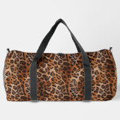 Aangepaste Leopard Duffle Bag Plunjezak (Achterkant)