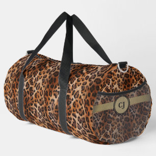 Aangepaste Leopard Duffle Bag Plunjezak