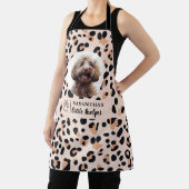 Aangepaste Leopard Print Hond Foto's Schort (Insitu)