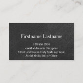 Aangepaste leraar Apple met Trendy Chevron Pattern Visitekaartje (Achterkant)