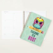 Aangepaste leraar naam Apple Uil Planner voor Scho (Display)