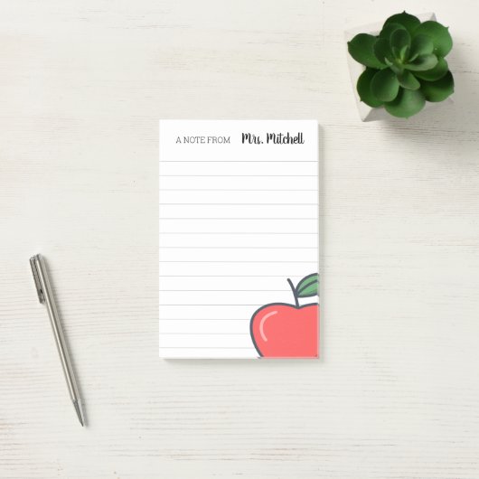 Aangepaste leraar post-it® notes (Kantoor)