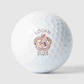 Aangepaste leraar vibes Boho appel Golfballen (Voorkant)
