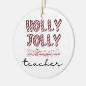 Aangepaste leraar waardering kerst ornament (Links)