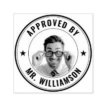 Aangepaste lerarennaam Grappig Gezicht Goedkeuring