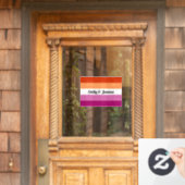 Aangepaste Lesbische Vlag Pride Maand Venster Clin Raamsticker (Huis Deur)