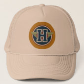 Aangepaste letter "H" Trucker Pet (Voorkant)