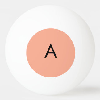 Aangepaste Letter Monogram Perzik  Pingpongballen