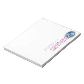 AANGEPASTE LETTERHEAD NOTA PADS 5 x 6 post het Notitieblok (Gedraaid)