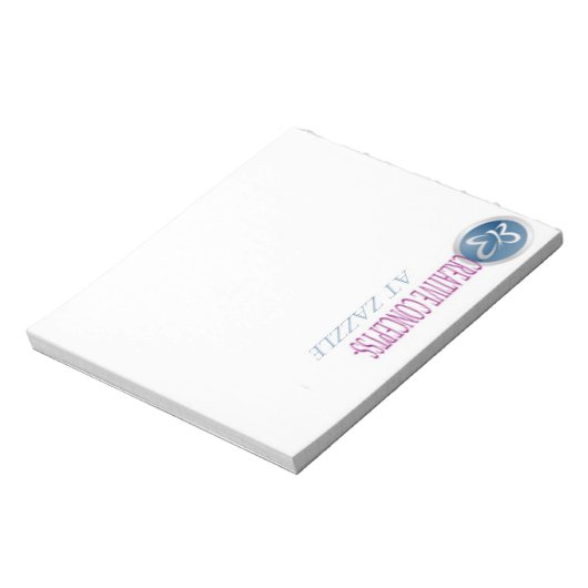 AANGEPASTE LETTERHEAD NOTA PADS 5 x 6 post het Notitieblok (Gedraaid)