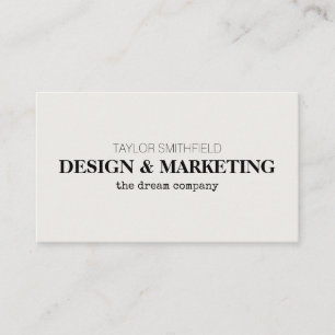 Aangepaste  lettertypen visitekaartje