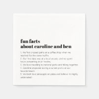 Aangepaste Leuke Feiten Bruid Bruidegom Huwelijk Z