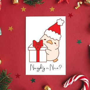 Aangepaste leuke kerstcitaten voor vrienden feestdagen kaart