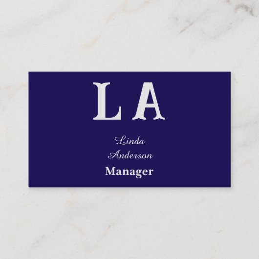 Aangepaste levendige professional visitekaartje (Voorkant)