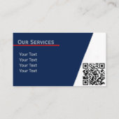 Aangepaste levendige professional visitekaartje (Achterkant)