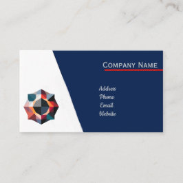 Aangepaste levendige professional visitekaartje