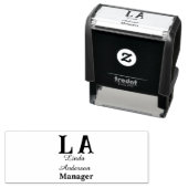 Aangepaste levendige professional  zelfinktende stempel (In situ)